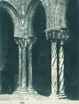 Scheda N. 1387 Monreale - Chiostro dei Benedettini. Colonne e capitelli (Ed.ne E. Melendez - Palermo)