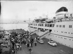 Scheda Ente Porto - Nave Tirrenia in partenza