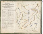 Scheda Schizzo lineare del Territorio di Lionforte. Rilevata la periferia della pianta esistente presso la Commune