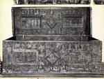 Scheda N. 33338 Palermo - Museo Nazionale. Cassapanca Intagliata e Storiata (XIV Secolo) (Ed.ne Alinari)