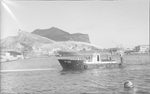 Scheda Ente Porto Palermo - Veduta panoramica del porto con nave alla fonda