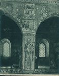 Scheda N. 33145 Palermo - Palazzo Reale. Cappella Palatina. Costruzione della Torre di Babele, Mosaico nella parete di destra (XII Secolo) (Ed.ne Alinari)