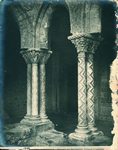 Scheda N. 1386 Monreale - Chiostro dei Benedettini. Colonne e capitelli (Ed.ne E. Melendez - Palermo)