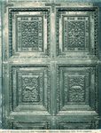 Scheda N. 1018 Palermo - Cattedrale. Particolari della Porta maggiore (Ed.ne E. Melendez - Palermo)