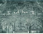 Scheda N. 33089 Palermo - Palazzo Reale. Camera di Ruggero. Scene di caccia, Mosaico nella parete di destra (Ed.ne Alinari)