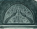 Scheda N. 33093 Palermo - Palazzo Reale. Camera di Ruggero. Pavoni, Mosaico in una lunetta (Ed.ne Alinari)