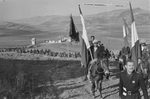 Scheda Enna - Ente di colonizzazione - Adunata al borgo