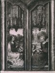 Scheda N. 19872Palermo - Museo. I due sportelli del Trittico, con S. Caterina e S. Dorotea. (Memling o Van Eyck) (Ed.ne Alinari)
