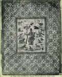 Scheda N. 15442 Palermo. Museo Nazionale. Orfeo che suona la Lira: mosaico romano (Ed.ni Brogi)