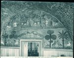 Scheda N. 33088 Palermo - Palazzo Reale. Camera di Ruggero. Scene di caccia, Mosaico nella parete sinistra (Ed.ne Alinari)