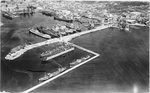 Scheda Cantieri navali di Palermo - Vista aerea - Navi alla fonda