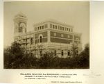Scheda Palazzo Senatore B.ne Bordonaro in costruzione (1903) - Prospetti interni in pietra da taglio (Comiso dura) con cortine in mattoni - Progetto Prof. Comm. Ernesto Basile