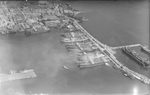 Scheda Cantieri navali di Palermo - Vista aerea - Navi petroliere ormeggiate alle dighe