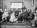 Scheda Nonno 89° anno - Gruppo famiglia Bronzetti e nipoti