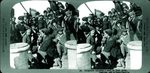 Scheda 98. Emigrants enjoying a meal on deck. Sicily
